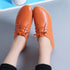 Little white shoes women flat British style - ROUTINE FASHION